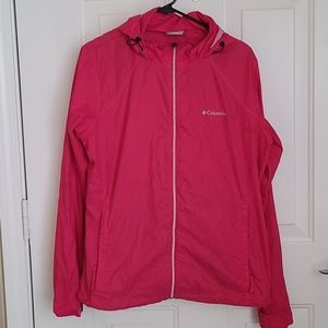 Columbia Pink Rain Jacket